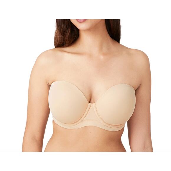 NWT Wacoal Women's Red Carpet Strapless Underwire Bra Nude Size 36DD - Picture 1 of 13